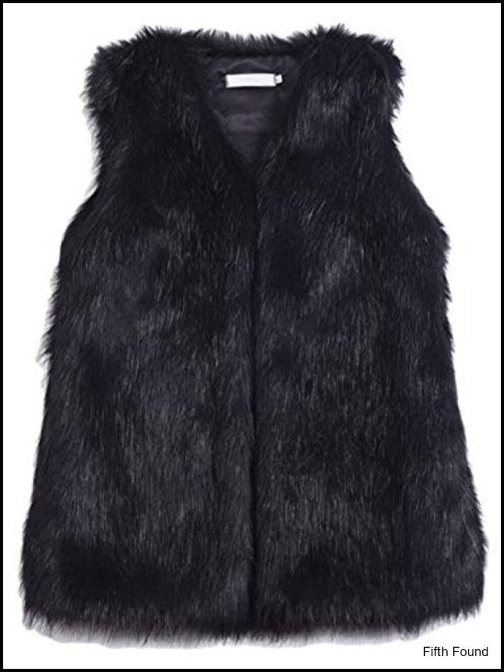 Faux Fur Vest Coat Sleeveless Jacket Hook Closure Women's